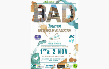 Tournoi de Badminton les 1er et 2 novembre 2025